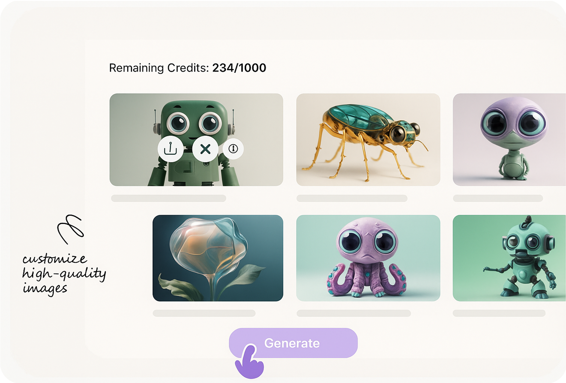 Imagine, Generate, Publish.